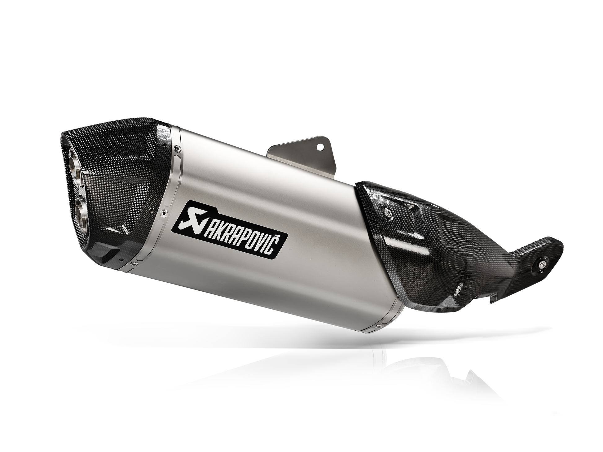 AKRAPOVIC TERMINALE TITANIO SUZUKI V STROM 800 2022-26 - AKRAPOVIC
