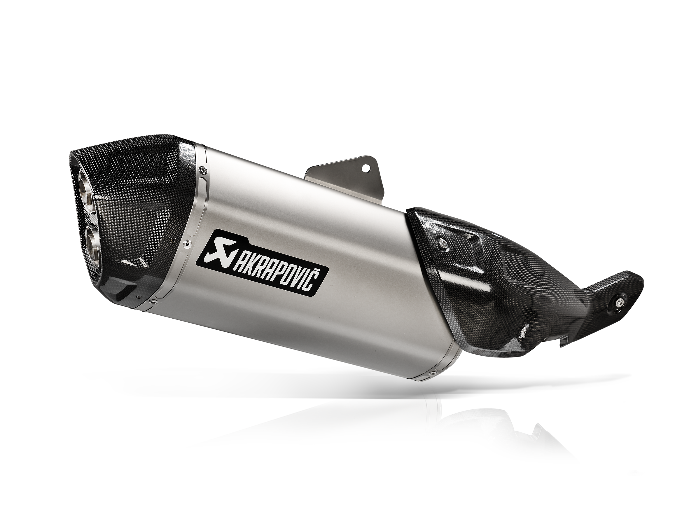 AKRAPOVIC TERMINALE TITANIO SUZUKI V STROM 800 2022-26 - AKRAPOVIC