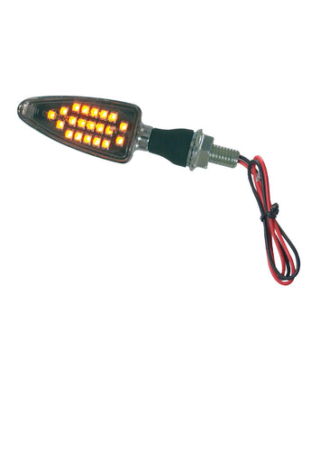 FAR COPPIA MICRO INDICATORI MOTO IN ALLUMINIO FRECCE LED UNIVERSALI
