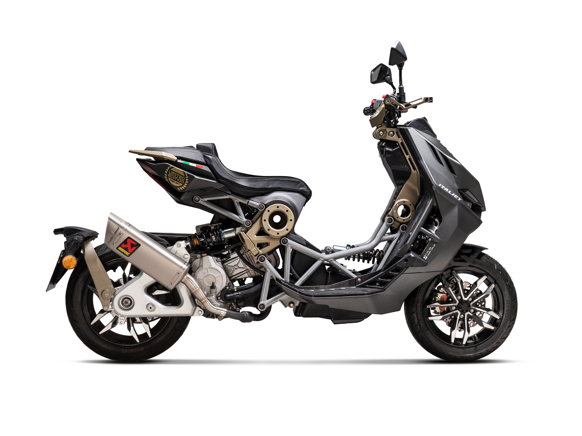 AKRAPOVIC TERMINALE TITANIO RACING ITALJET DRAGSTER 125 / 200 2021-23 - AKRAPOVIC immagine 2