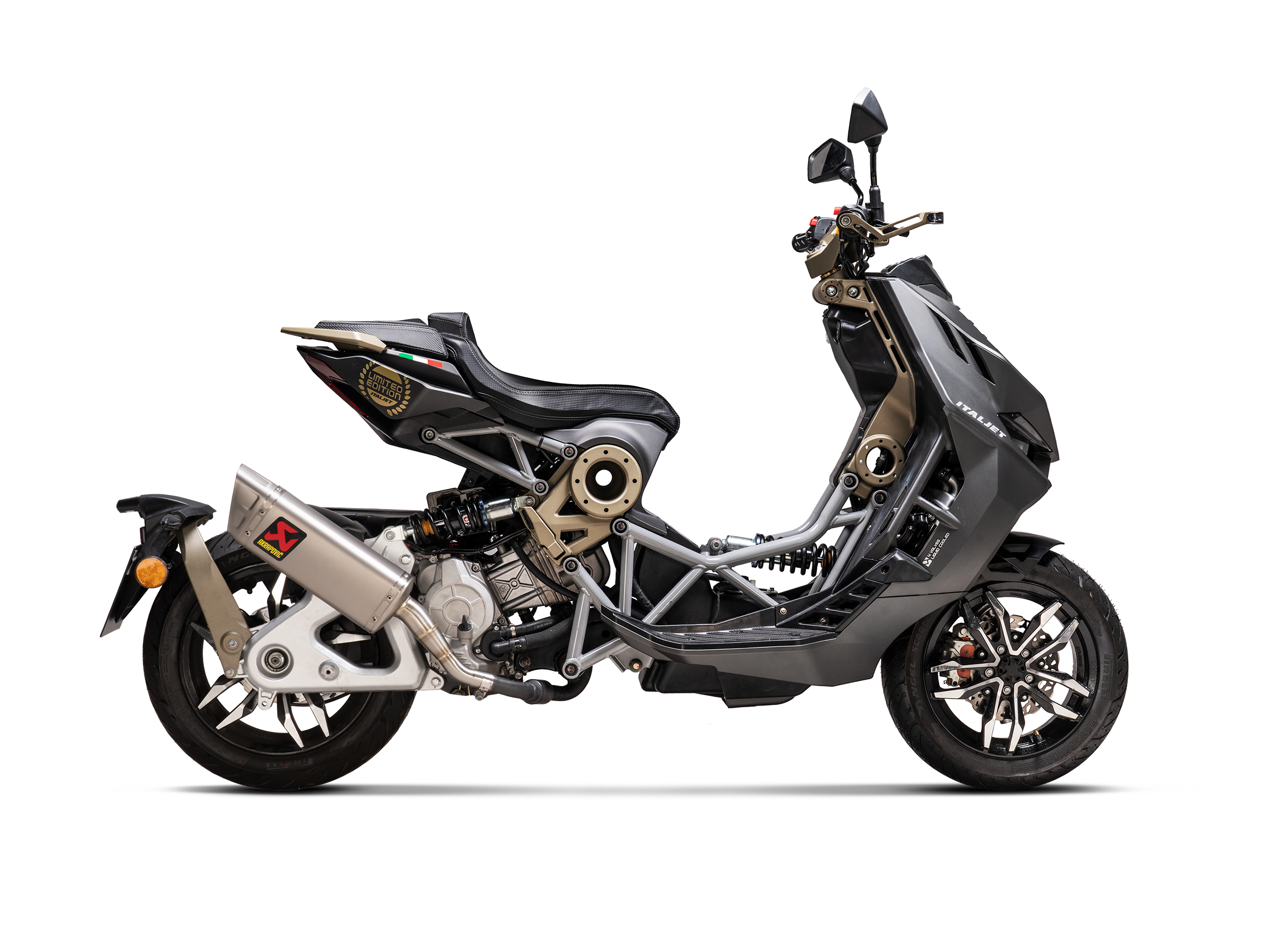 AKRAPOVIC TERMINALE TITANIO RACING ITALJET DRAGSTER 125 / 200 2021-23 - AKRAPOVIC immagine 2