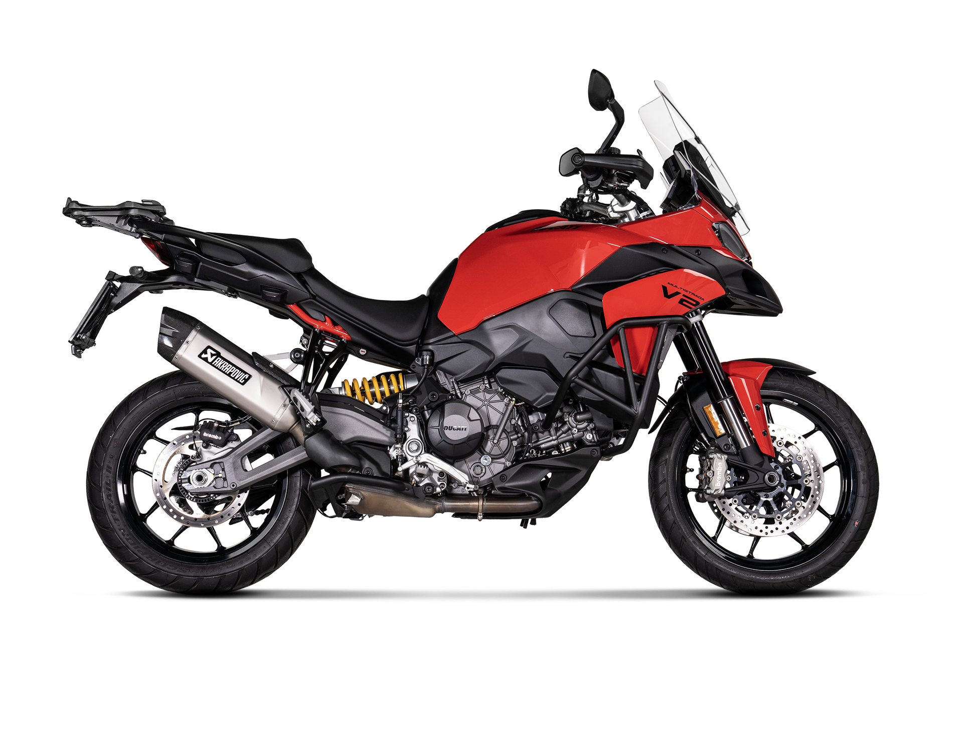 AKRAPOVIC TERMINALE TITANIO OMOLOGATO DUCATI MULTISTRADA V2 / S 2025-26 - AKRAPOVIC immagine 2