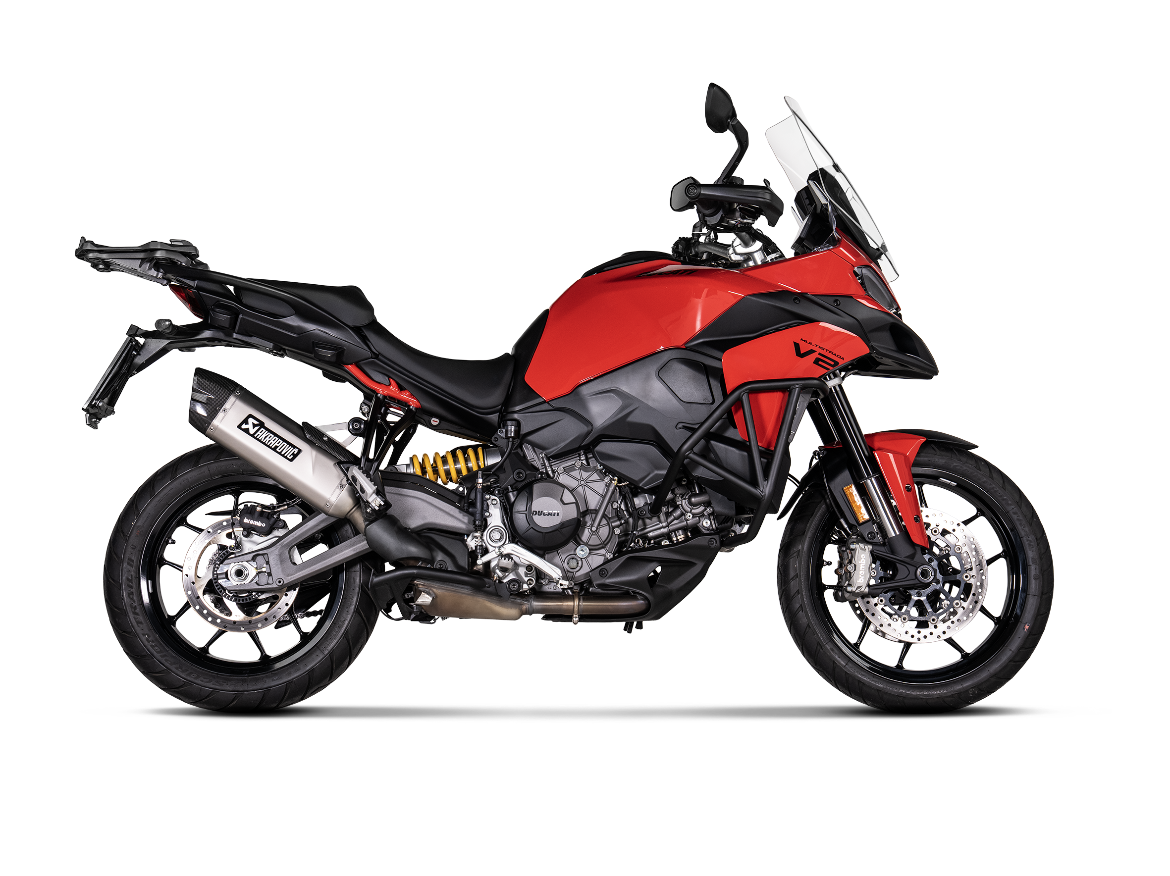 AKRAPOVIC TERMINALE TITANIO OMOLOGATO DUCATI MULTISTRADA V2 / S 2025-26 - AKRAPOVIC immagine 2