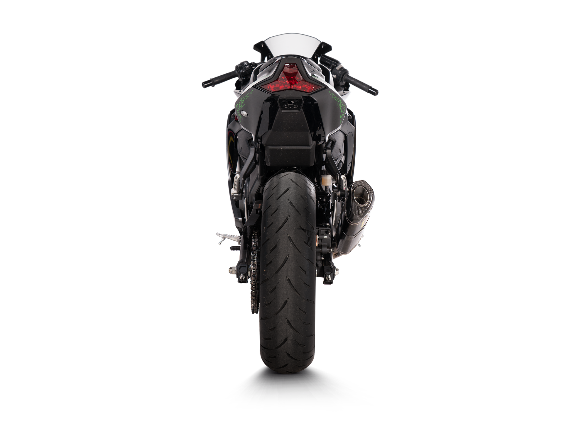 AKRAPOVIC TERMINALE CARBONIO RACING KAWASAKI NINJA ZX 25R 2023-26 - AKRAPOVIC immagine 4