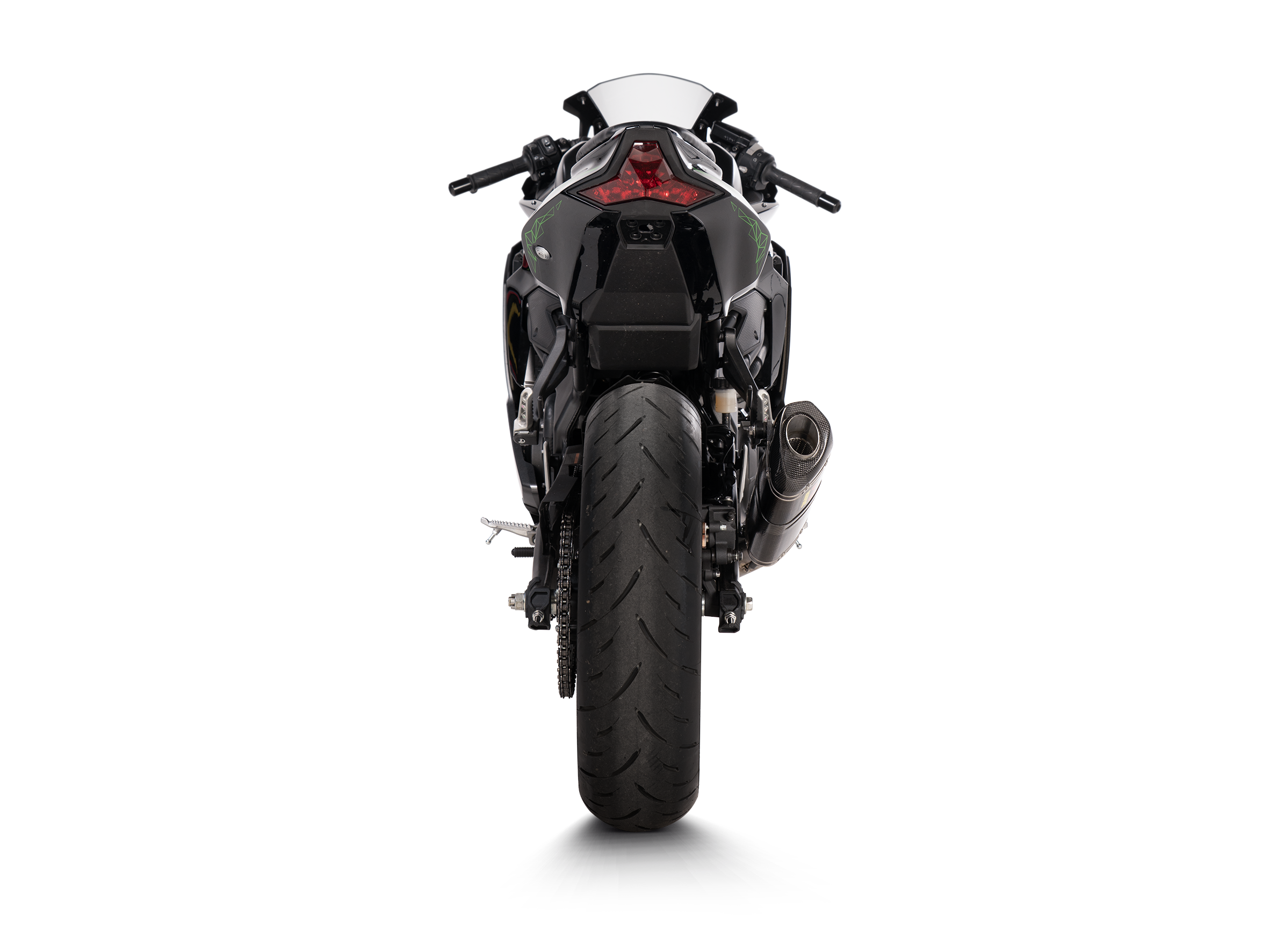 AKRAPOVIC TERMINALE CARBONIO RACING KAWASAKI NINJA ZX 25R 2023-26 - AKRAPOVIC immagine 4