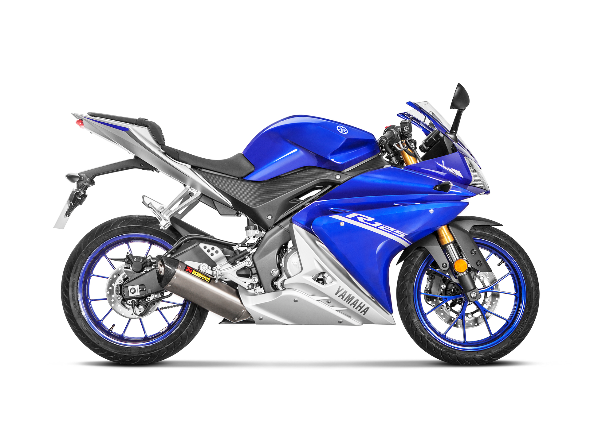 AKRAPOVIC SCARICO COMPLETO TITANIO RACING YAMAHA MT 125 YZF R125 2014-18 - AKRAPOVIC immagine 2