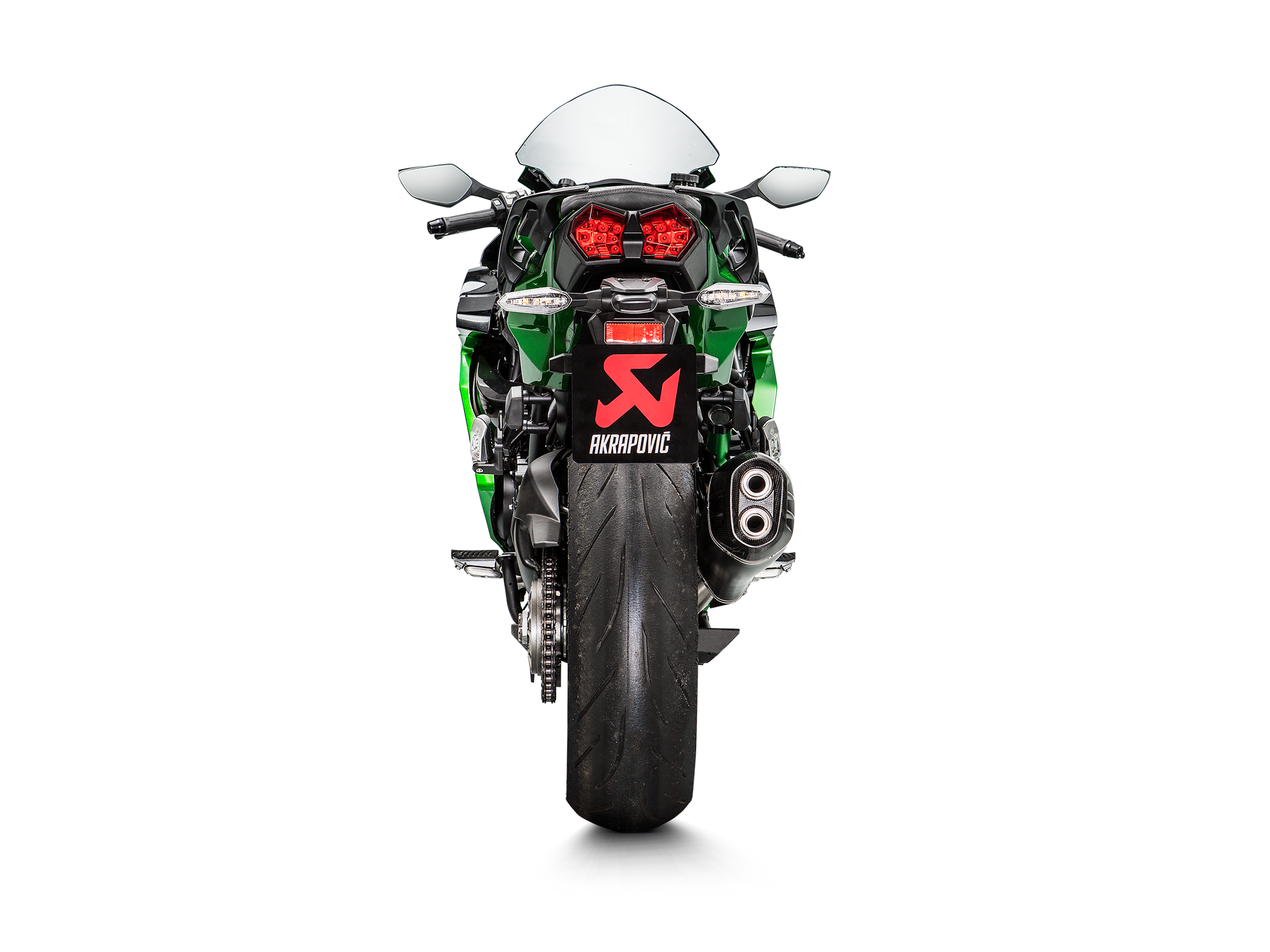 AKRAPOVIC TERMINALE TITANIO KAWASAKI NINJA H2 SX 2018-20 - AKRAPOVIC immagine 6