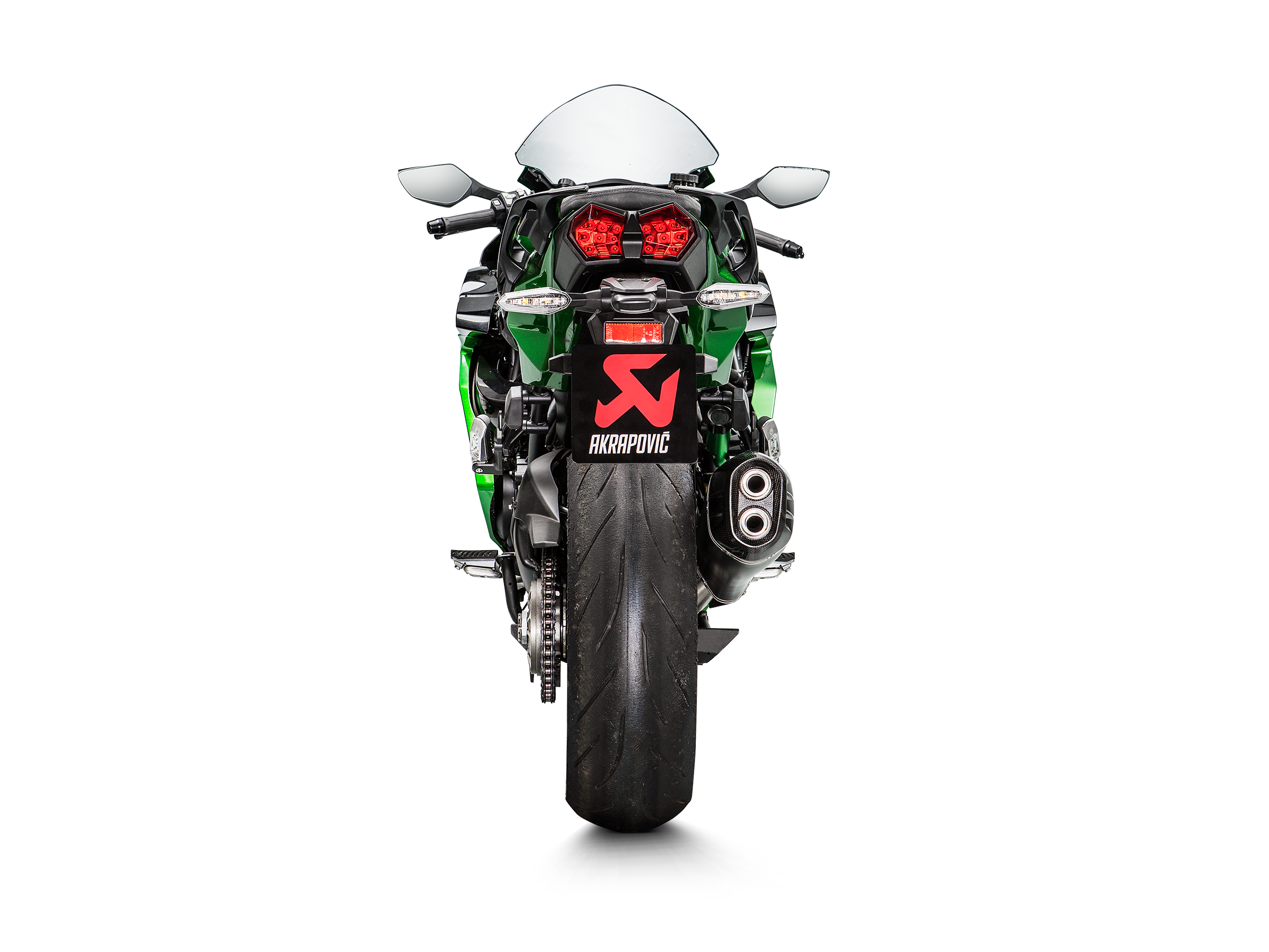 AKRAPOVIC TERMINALE TITANIO KAWASAKI NINJA H2 SX 2018-20 - AKRAPOVIC immagine 6