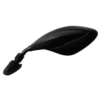 FAR UNIVERSAL LEFT MIRROR FOR FAIRED MOTORCYCLES BLACK MIRROR LEFT