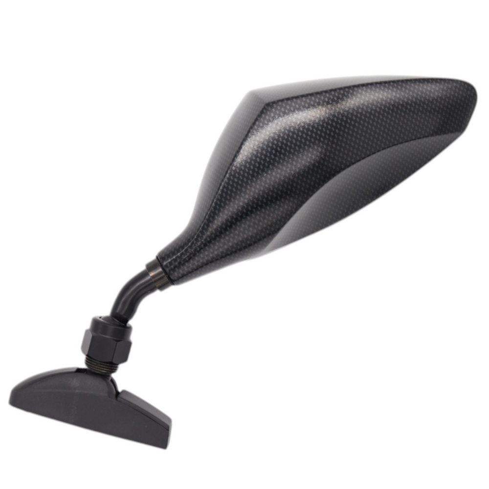 FAR UNIVERSAL LEFT MIRROR FOR CARBON LOOK FAIRED MOTORCYCLES LEFT MIRROR