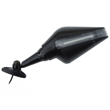 FAR SPORTS MOTORCYCLE MIRROR CBR 600 REAR VIEW WITH INTEGRATED LED LEFT