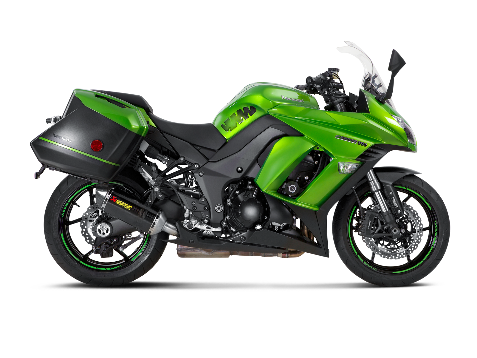 AKRAPOVIC TERMINALE CARBONIO KAWASAKI Z1000SX / NINJA 1000 2014-20 - AKRAPOVIC immagine 2