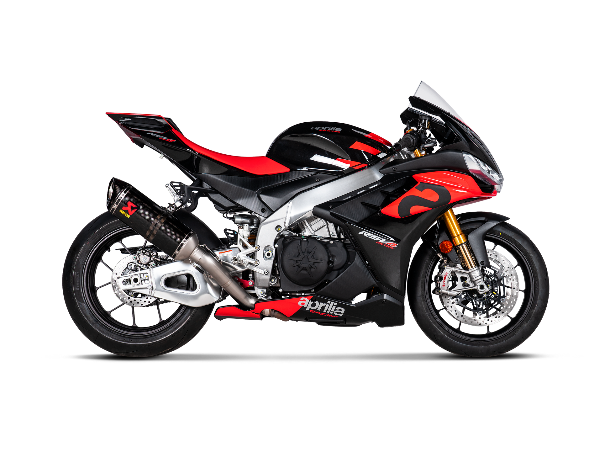 AKRAPOVIC TERMINALE CARBONIO RACING APRILIA RSV4 2021-24 - AKRAPOVIC immagine 2
