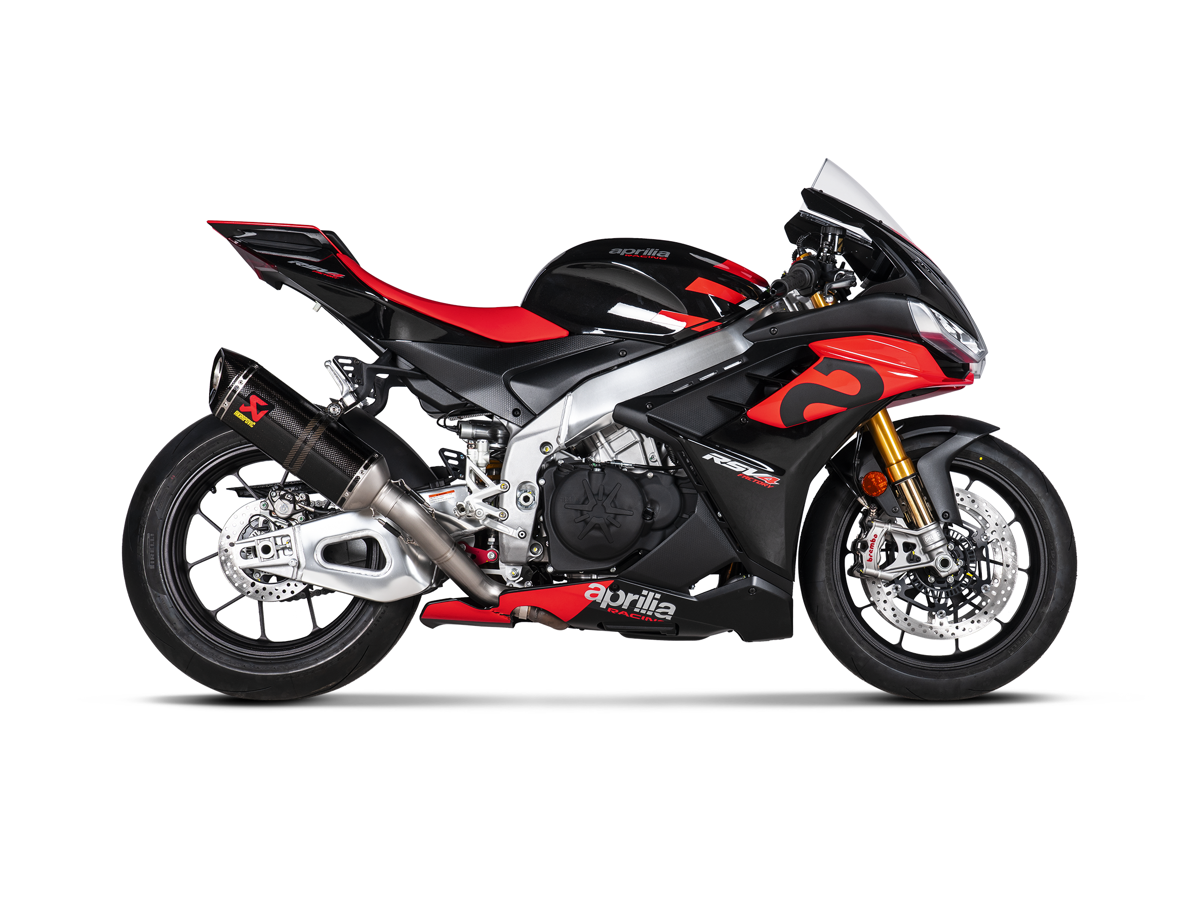 AKRAPOVIC TERMINALE CARBONIO RACING APRILIA RSV4 2021-24 - AKRAPOVIC immagine 2