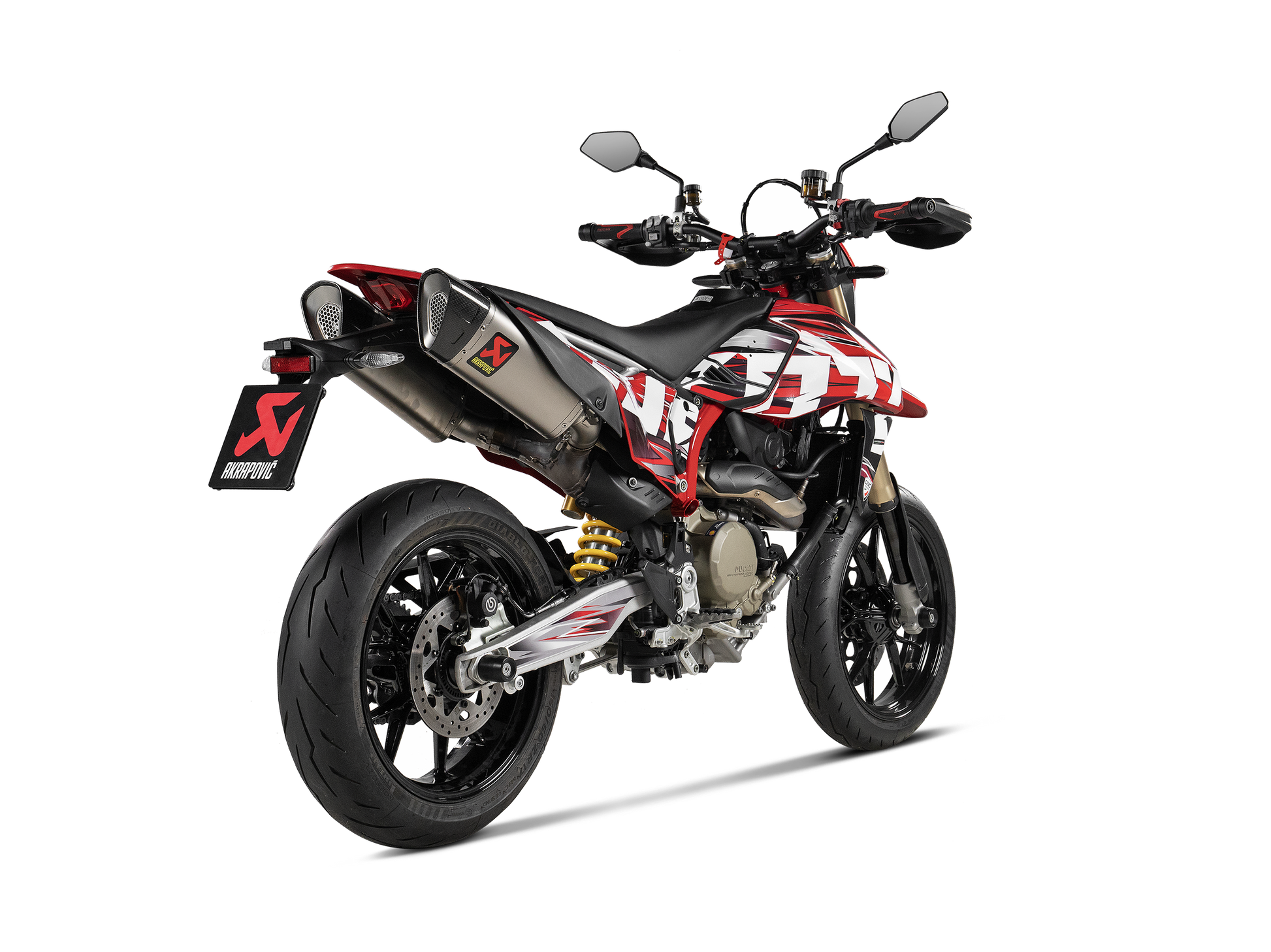 AKRAPOVIC TERMINALE TITANIO OMOLOGATO DUCATI HYPERMOTARD 698 2025 - AKRAPOVIC immagine 3