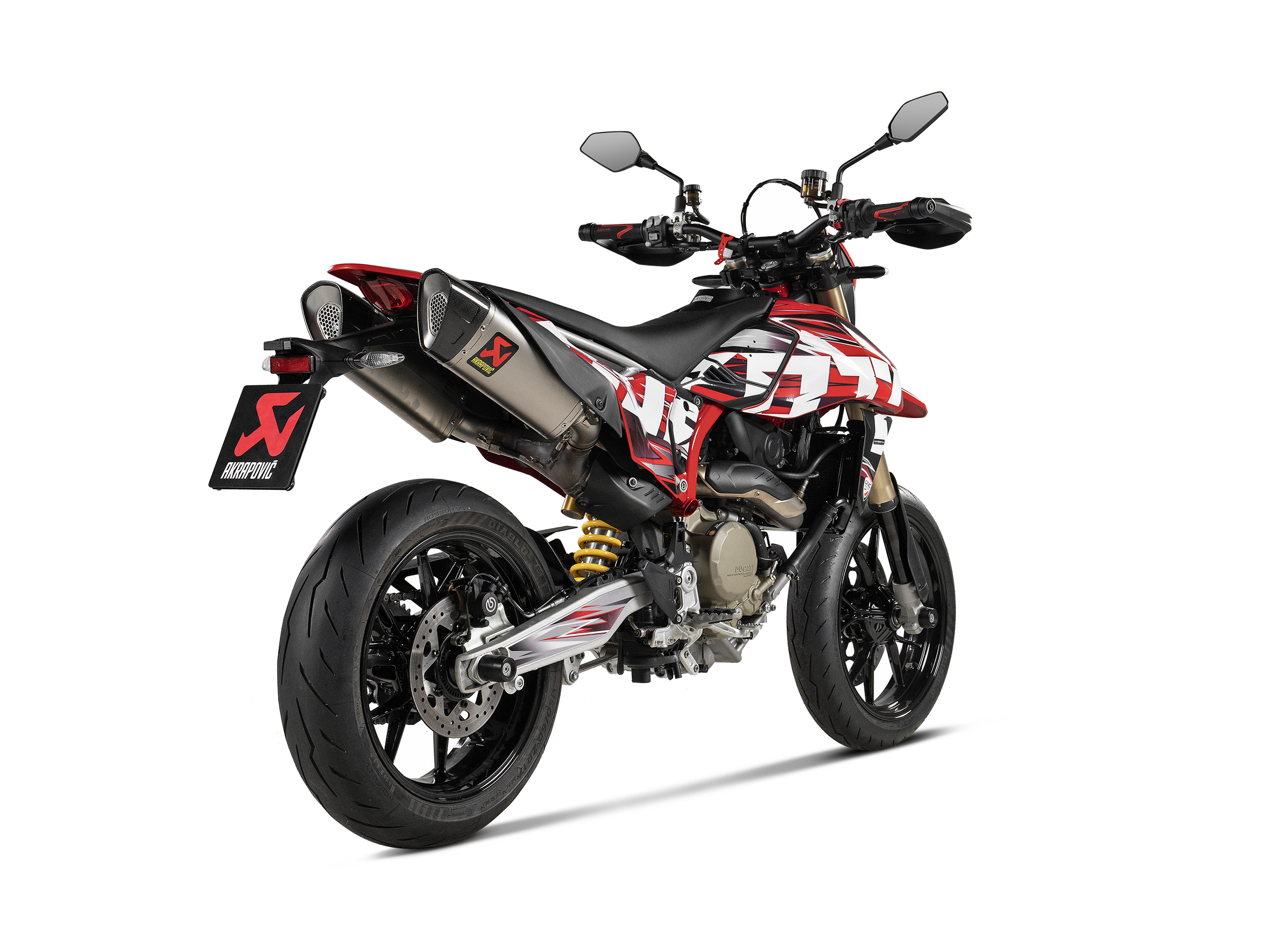 AKRAPOVIC TERMINALE TITANIO OMOLOGATO DUCATI HYPERMOTARD 698 2025 - AKRAPOVIC immagine 3