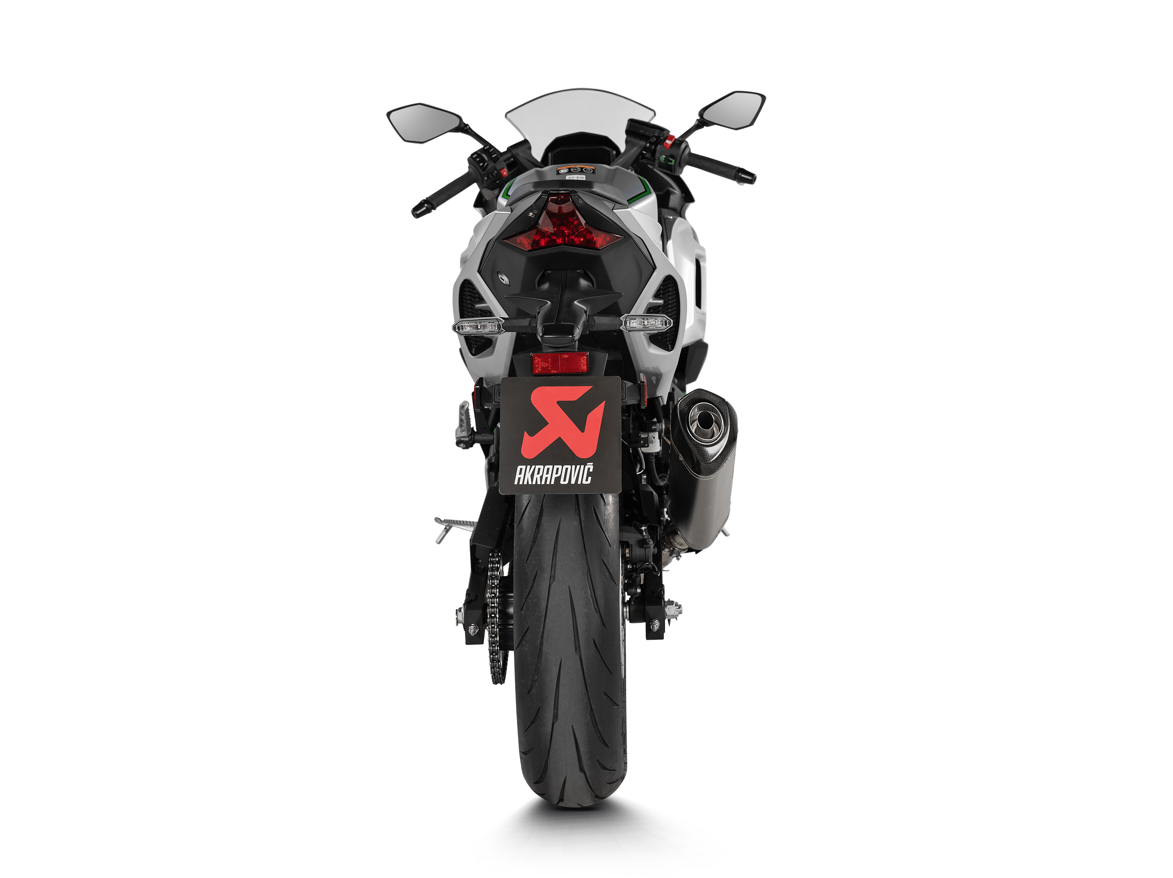 AKRAPOVIC TERMINALE TITANIO KAWASAKI Z7 HYBRID 2024-25 - AKRAPOVIC immagine 4