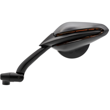 FAR UNIVERSAL LEFT ALUMINUM MIRROR FOR SUPER VIPER HANDLEBAR MOTORCYCLE SIDE