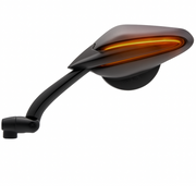 FAR SPECCHIETTO RETROVISORE SX UNIVERSALE MANUBRIO VIPER 8 LED INTEGRATO MOTO