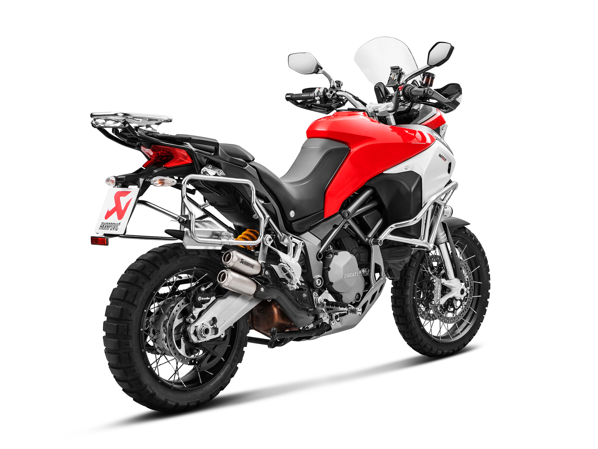 AKRAPOVIC TERMINALE TITANIO DUCATI MULTISTRADA 950 / 1200 / 1260 2017-20 - AKRAPOVIC immagine 3