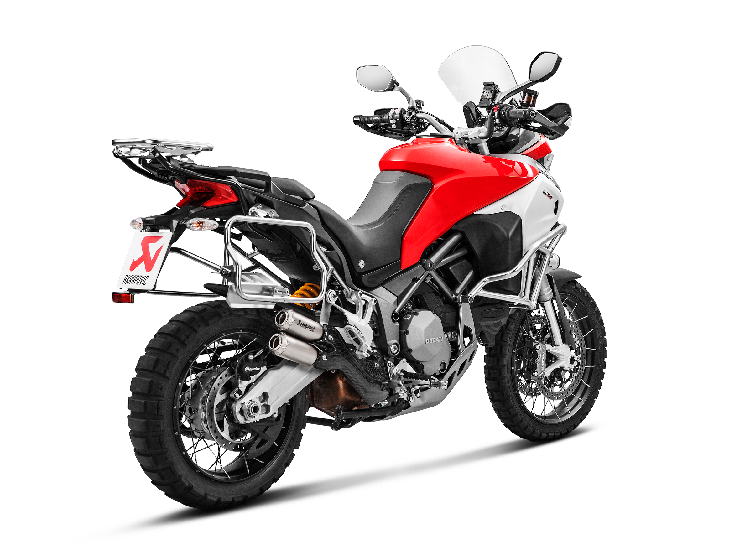 AKRAPOVIC TERMINALE TITANIO DUCATI MULTISTRADA 950 / 1200 / 1260 2017-20 - AKRAPOVIC immagine 3