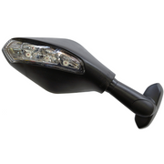 FAR SPECCHIETTO RETROVISORE DESTRO MOTO CARENATE DARKEDGE LED INTEGRATO