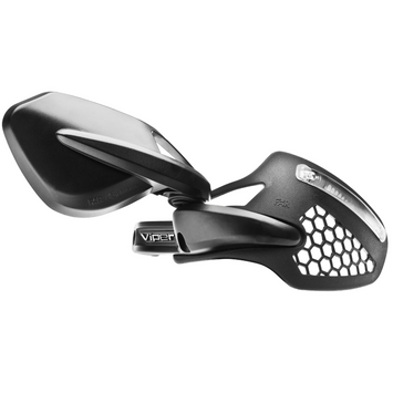 FAR VIPER SHIELD LEVER BAR END RIGHT MIRROR INTEGRATED LED SX MOTORCYCLE