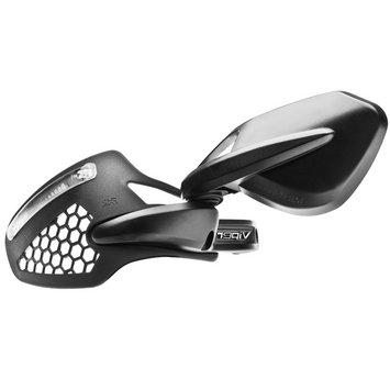 FAR VIPER SHIELD LEVER BAR END LEFT MIRROR INTEGRATED LED SX MOTORCYCLE