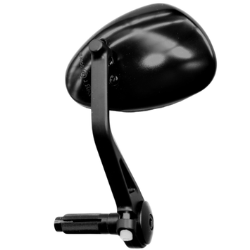 FAR UNIVERSAL BAR END REAR VIEW MIRROR LEFT DARK HERITAGE LEFT MOTORCYCLE