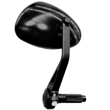 FAR UNIVERSAL BAR END REAR VIEW MIRROR RIGHT DARK HERITAGE RIGHT MOTORCYCLE
