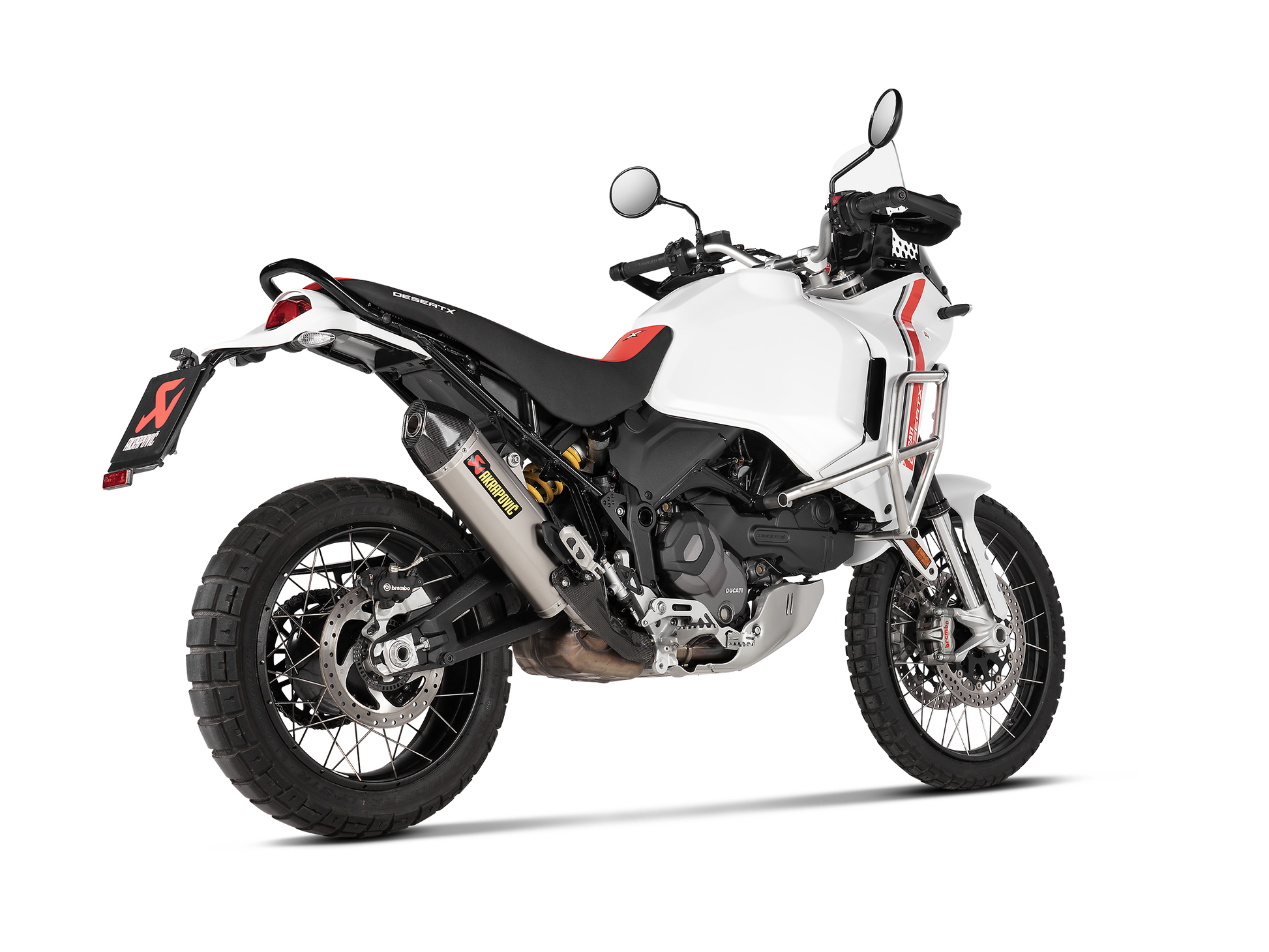 AKRAPOVIC TERMINALE TITANIO DUCATI DESERTX 2022-24 - AKRAPOVIC immagine 2
