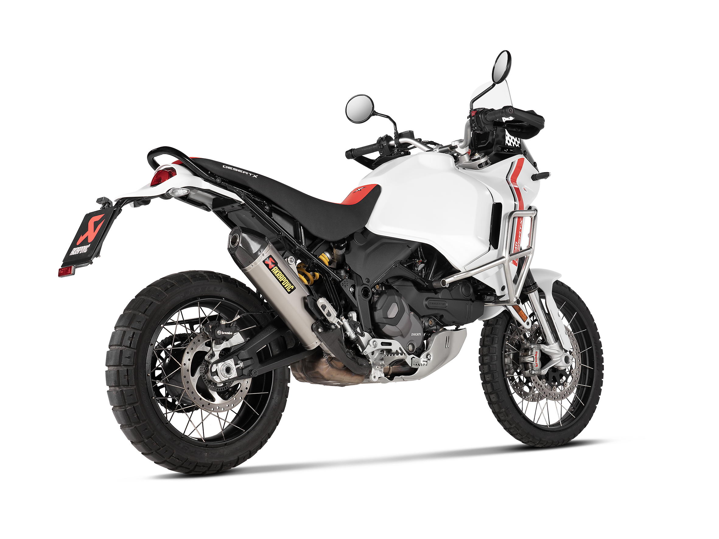 AKRAPOVIC TERMINALE TITANIO DUCATI DESERTX 2022-24 - AKRAPOVIC immagine 2