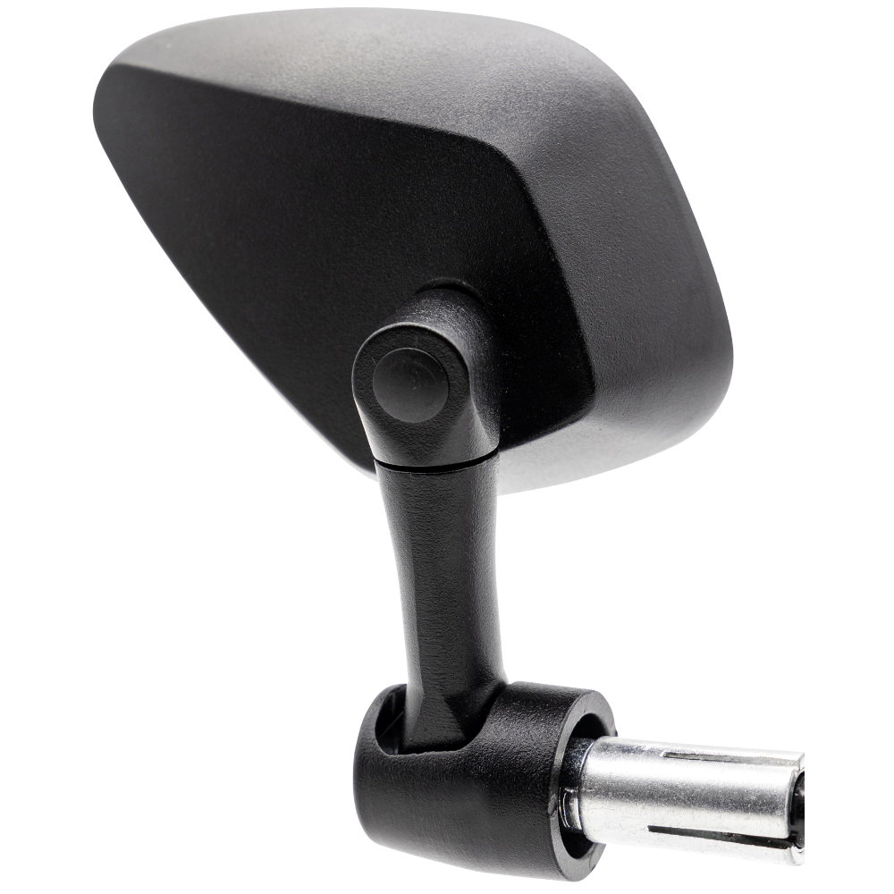 FAR UNIVERSAL MIRROR EDGE BLACK BAR END LEFT RIGHT MOTORCYCLE SCOOTER MIRROR