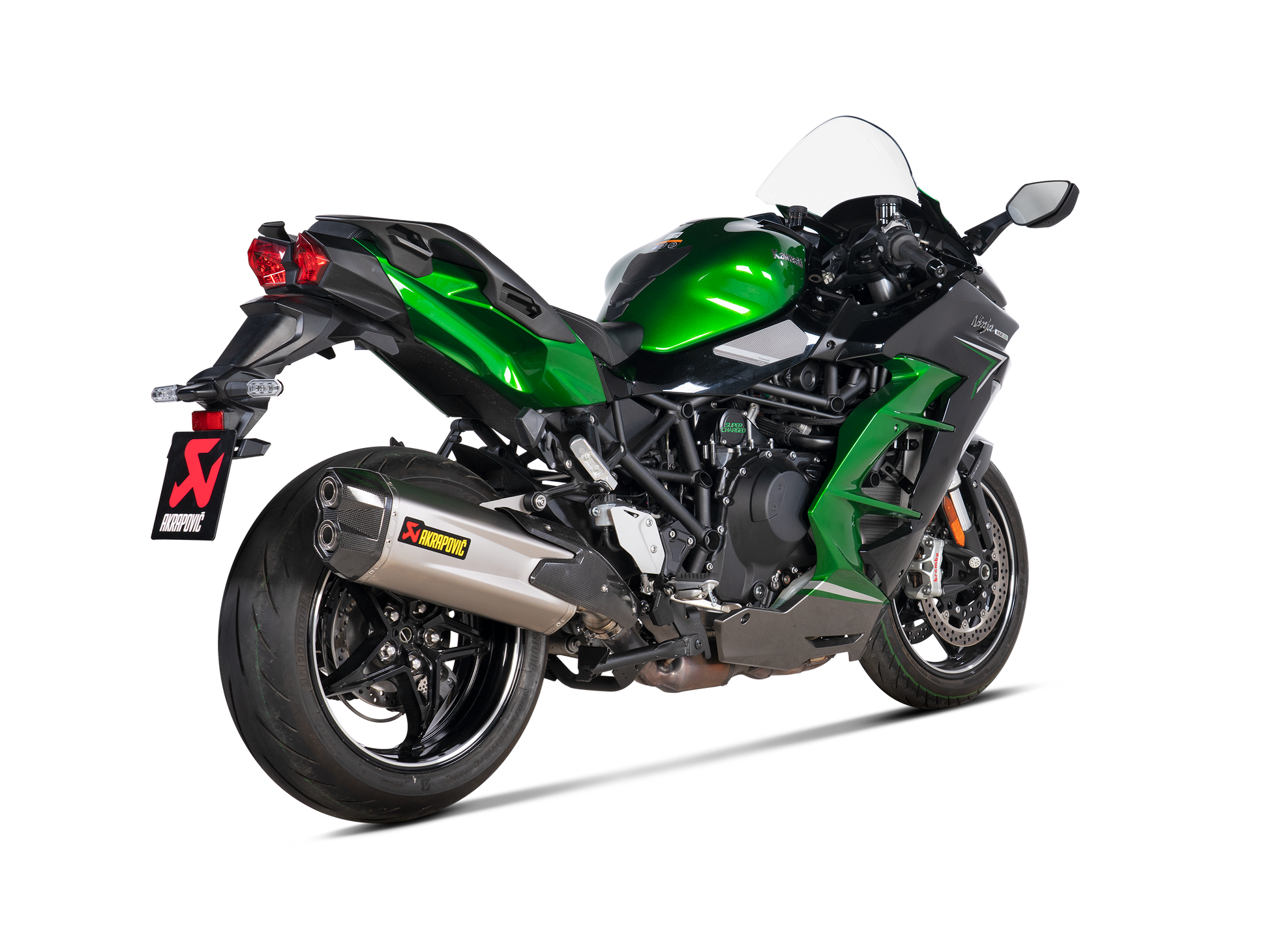 AKRAPOVIC TERMINALE TITANIO KAWASAKI NINJA H2 SX 2021-26 - AKRAPOVIC immagine 3