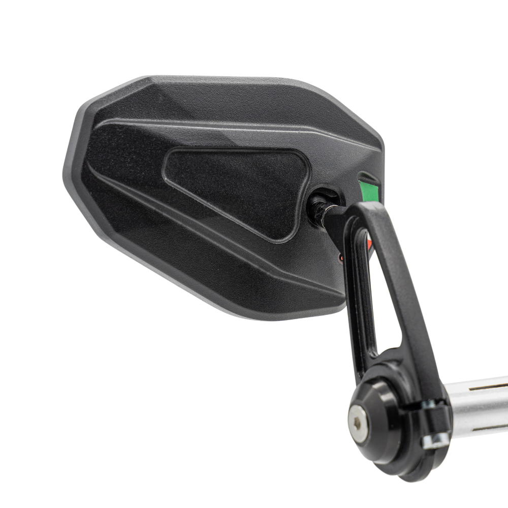 FAR REAR VIEW MIRROR BAR END ROADSTER LEFT/RIGHT MOTORCYCLE SIDE