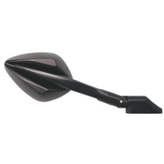 FAR SPECCHIETTO RETROVISORE UNIVERSALE MOTO CARENATE CNC DESTRO NERO SATINATO