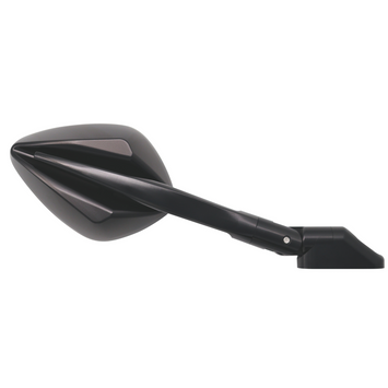FAR UNIVERSAL REAR VIEW MIRROR FOR FAIRED MOTORCYCLES CNC RIGHT SATIN BLACK