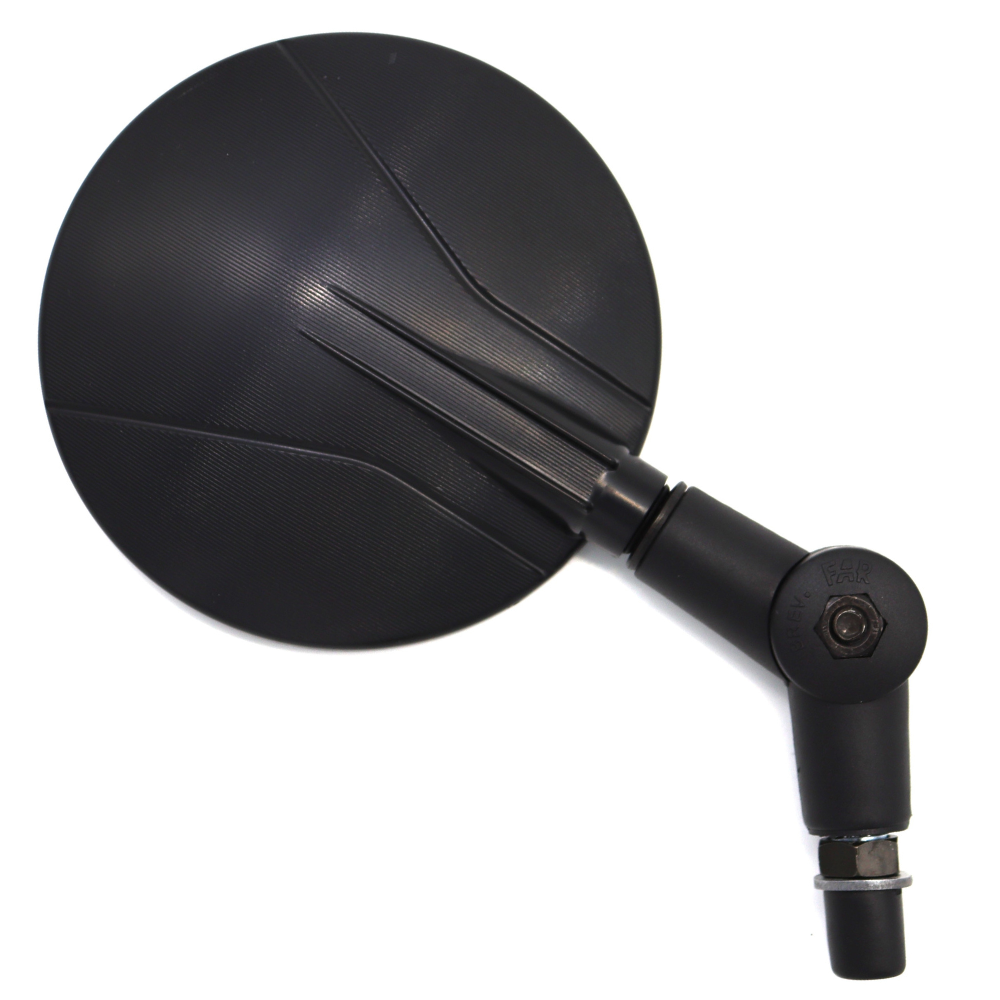 FAR UNIVERSAL FLEXI MINIMAL BLACK MIRROR - RIGHT/LEFT SIDE MOTORCYCLE SCOOTER
