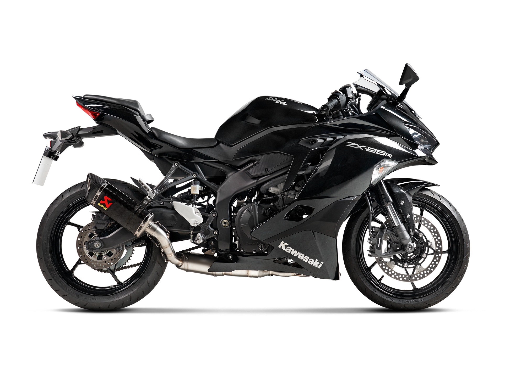 AKRAPOVIC TERMINALE CARBONIO RACING KAWASAKI NINJA ZX 25R 2020-23 - AKRAPOVIC immagine 2
