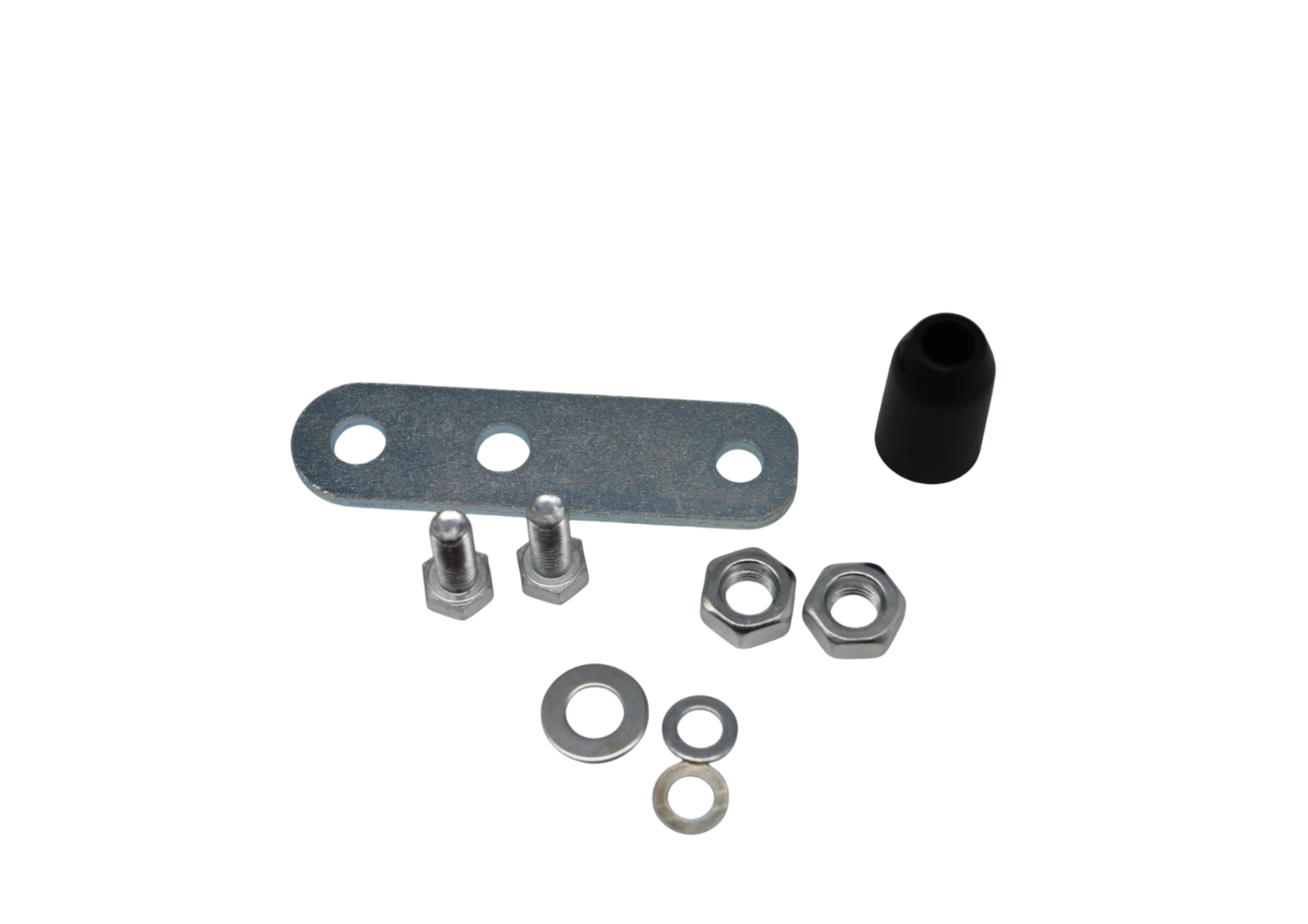 FAR KIT PLATE, SCREWS AND RUBBER FOR REPLACING ORIGINAL VESPA MIRRORS
