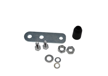 FAR KIT PLATE, SCREWS AND RUBBER FOR REPLACING ORIGINAL VESPA MIRRORS