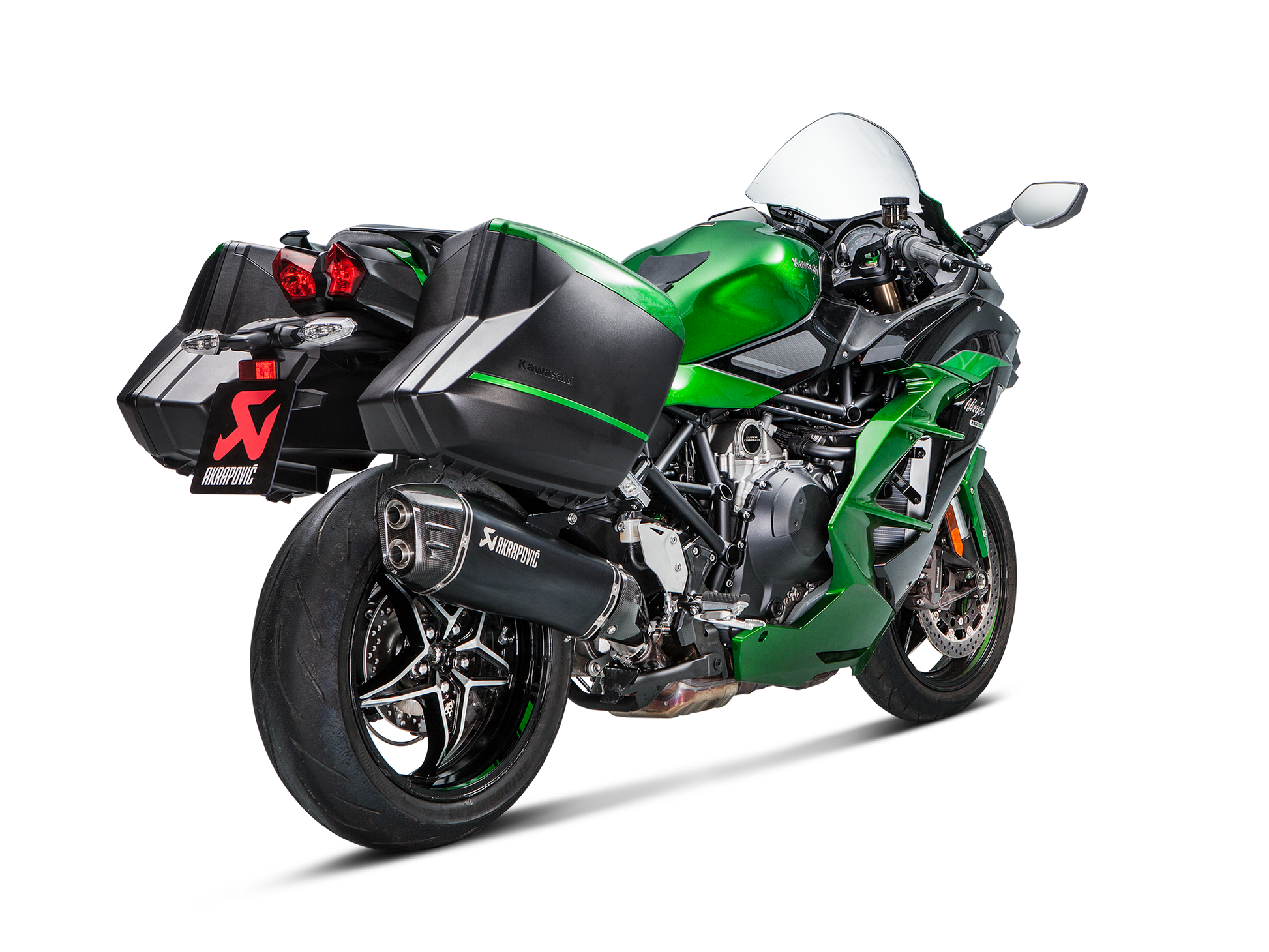 AKRAPOVIC TERMINALE TITANIO KAWASAKI NINJA H2 SX 2018-20 - AKRAPOVIC immagine 5