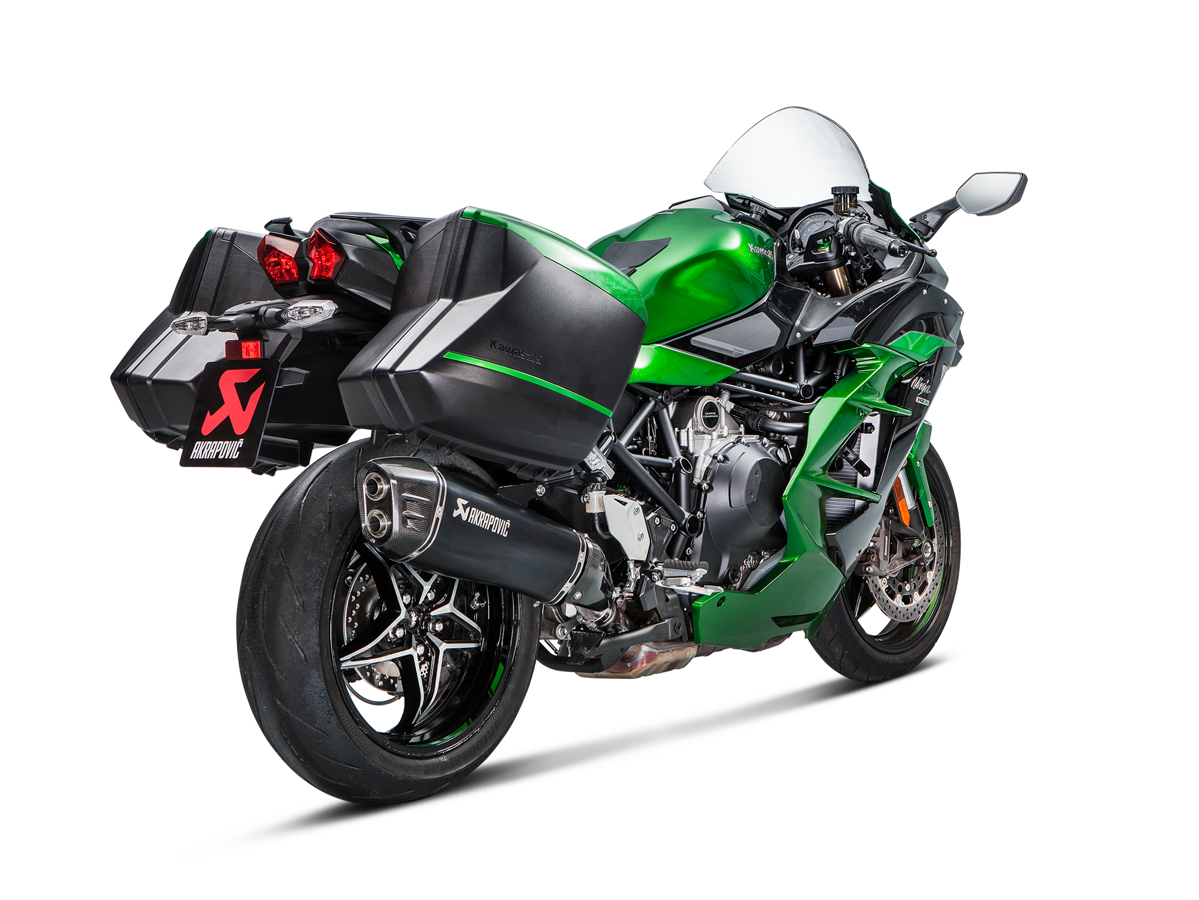 AKRAPOVIC TERMINALE TITANIO KAWASAKI NINJA H2 SX 2018-20 - AKRAPOVIC immagine 5
