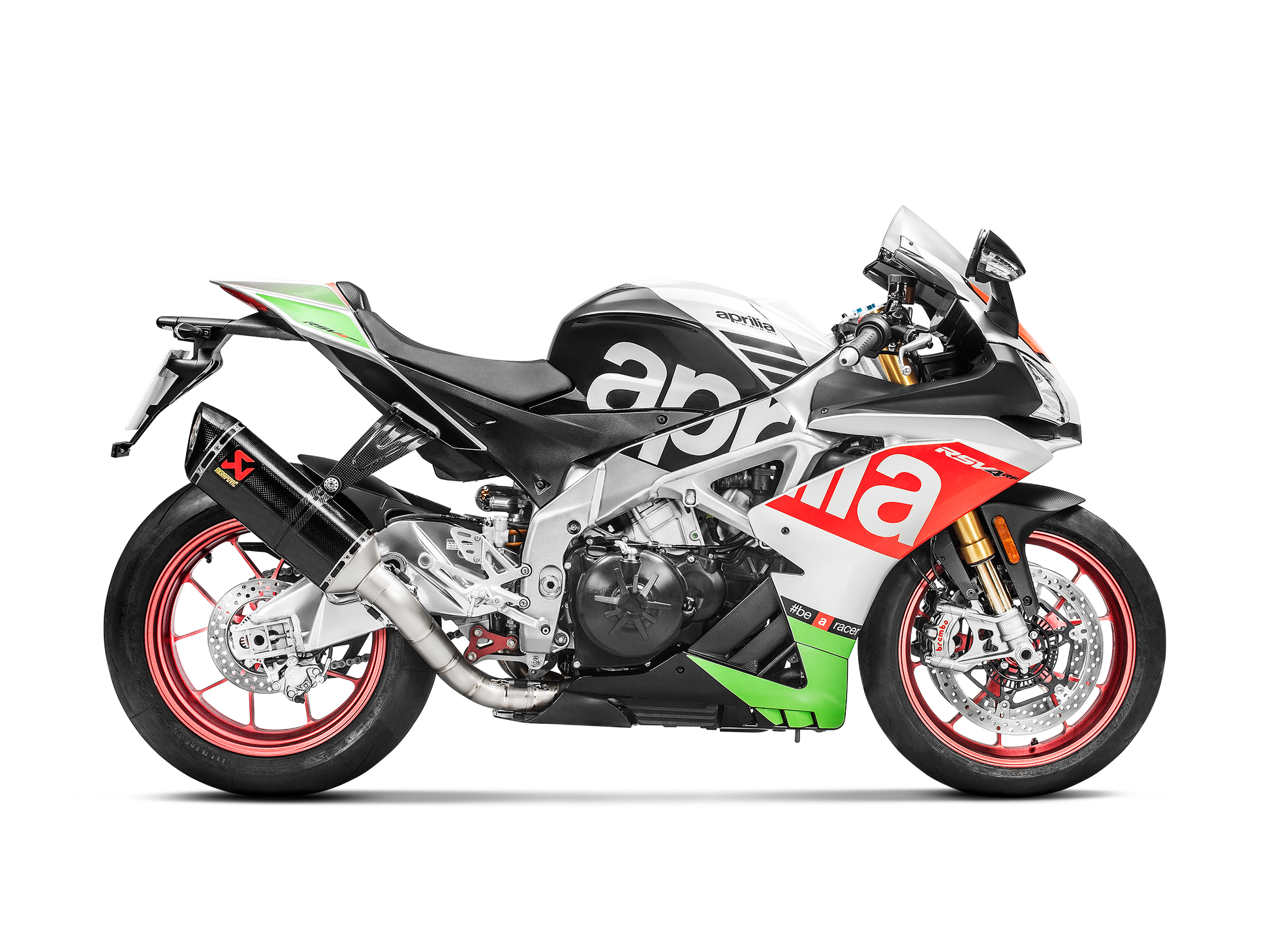 AKRAPOVIC SCARICO COMPLETO CARBONIO RACING APRILIA TUONO V4 2015-20 - AKRAPOVIC immagine 2