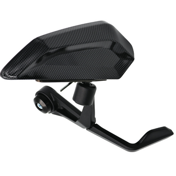FAR UNIVERSAL REAR VIEW MIRROR RIGHT BAR END CHIP CARBON SIDE MOTORCYCLE