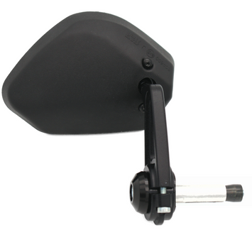 FAR UNIVERSAL RIGHT REAR VIEW MIRROR BAR END LIGHTTENED KUBIK MOTO