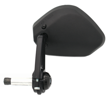 FAR UNIVERSAL LEFT REAR VIEW MIRROR BAR END LIGHTTENED KUBIK MOTO