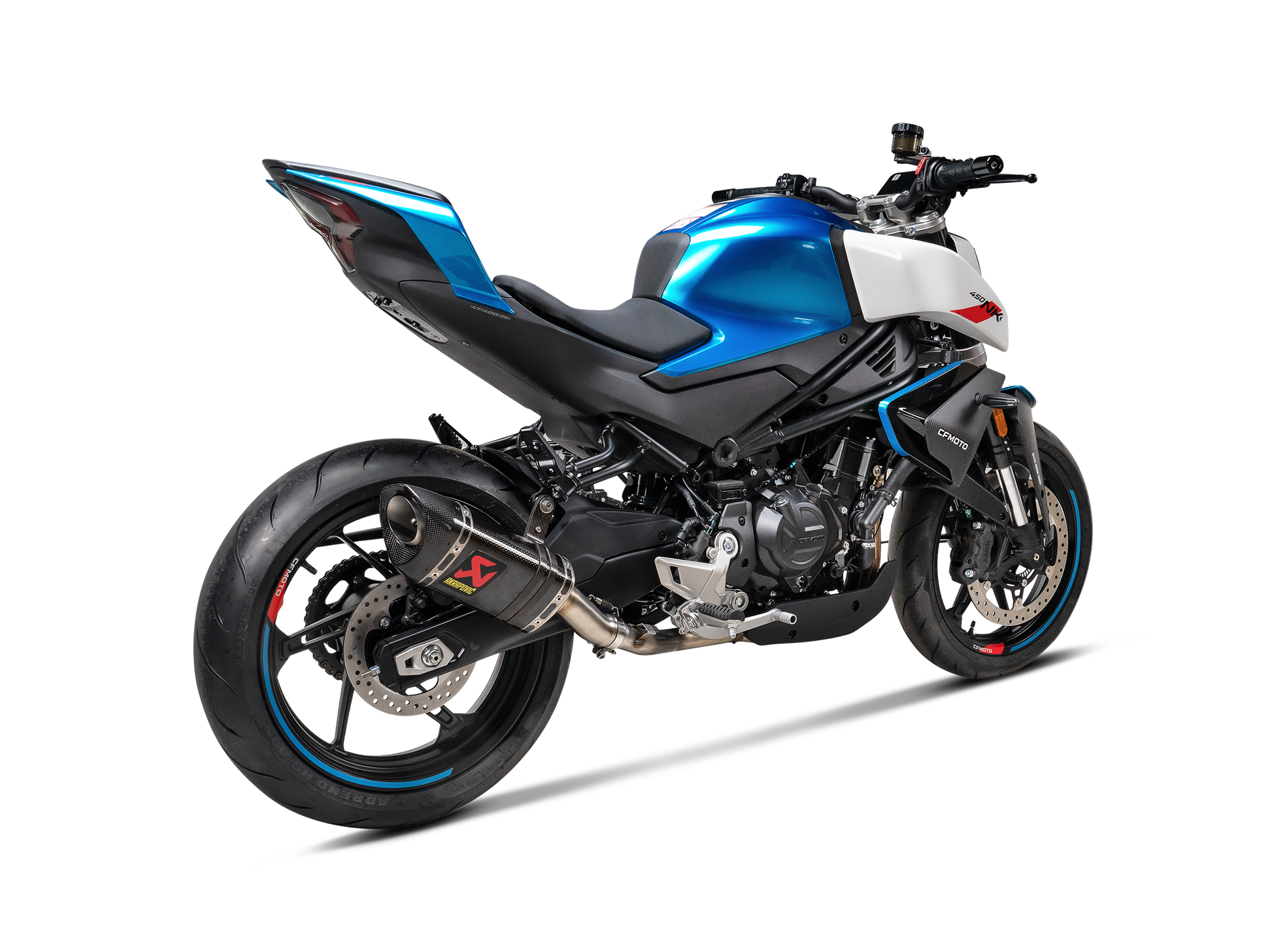 AKRAPOVIC TERMINALE CARBONIO RACING CFMOTO 450SR / 450NK 2025-26 - AKRAPOVIC immagine 6