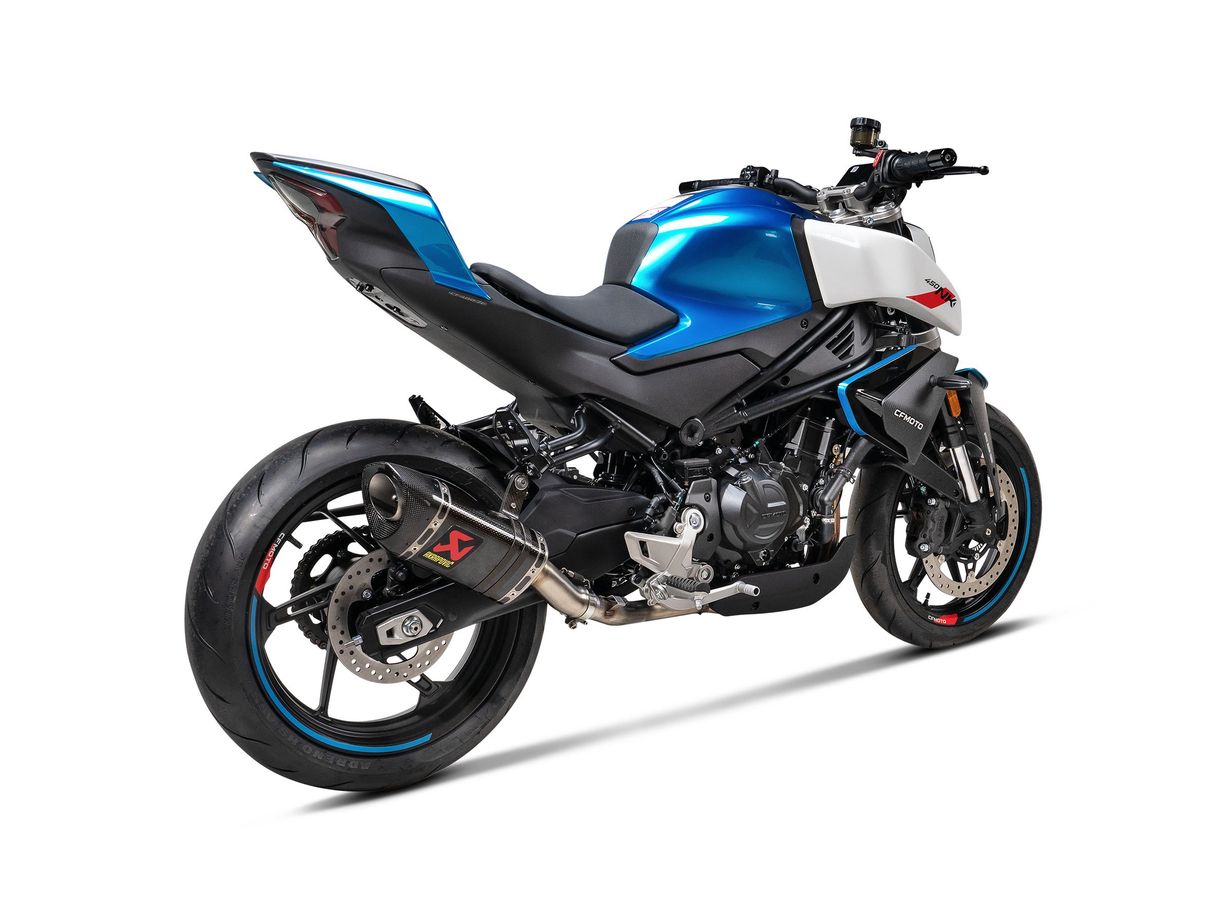 AKRAPOVIC TERMINALE CARBONIO RACING CFMOTO 450SR / 450NK 2025-26 - AKRAPOVIC immagine 6