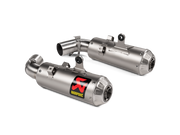 AKRAPOVIC TERMINALE TITANIO OMOLOGATO DUCATI HYPERMOTARD 950 / 950 SP 2019-24 - AKRAPOVIC
